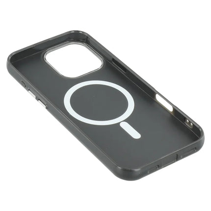 For iPhone 16 Pro Max Case Compatible with MagSafe Glitter Design IMD TPU + PC Phone Back Cover