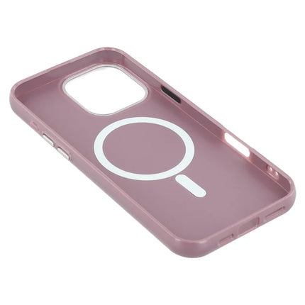 For iPhone 16 Pro Max Case Compatible with MagSafe Glitter Design IMD TPU + PC Phone Back Cover