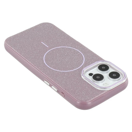 For iPhone 16 Pro Max Case Compatible with MagSafe Glitter Design IMD TPU + PC Phone Back Cover
