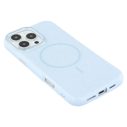 For iPhone 16 Pro Max Case Compatible with MagSafe Glitter Design IMD TPU + PC Phone Back Cover