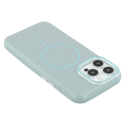 For iPhone 16 Pro Max Case Compatible with MagSafe Glitter Design IMD TPU + PC Phone Back Cover