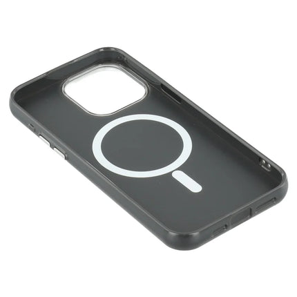 For iPhone 15 Pro Max Case Compatible with MagSafe Glitter Design IMD TPU + PC Phone Back Cover