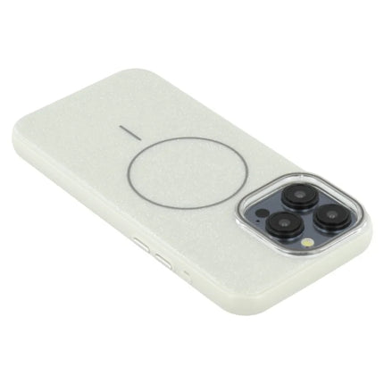 For iPhone 15 Pro Max Case Compatible with MagSafe Glitter Design IMD TPU + PC Phone Back Cover
