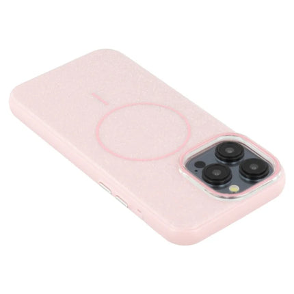 For iPhone 15 Pro Max Case Compatible with MagSafe Glitter Design IMD TPU + PC Phone Back Cover