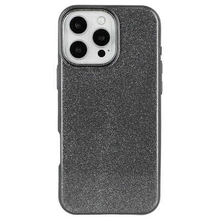 For iPhone 16 Pro Max Case Glitter Design IMD TPU + PC Phone Back Cover