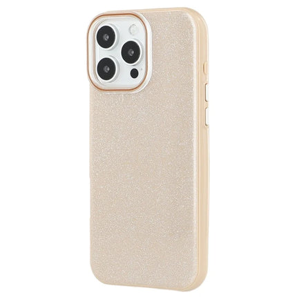 For iPhone 16 Pro Max Case Glitter Design IMD TPU + PC Phone Back Cover
