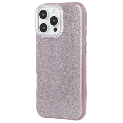 For iPhone 16 Pro Max Case Glitter Design IMD TPU + PC Phone Back Cover