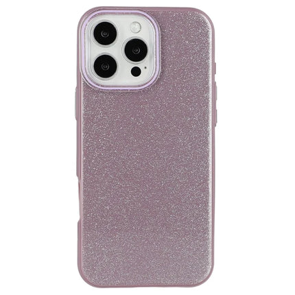 For iPhone 16 Pro Max Case Glitter Design IMD TPU + PC Phone Back Cover
