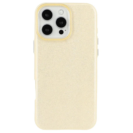 For iPhone 16 Pro Max Case Glitter Design IMD TPU + PC Phone Back Cover