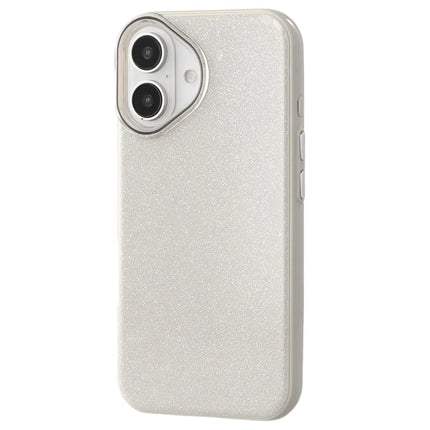 For iPhone 16 Case Glitter Design IMD TPU + PC Phone Back Cover