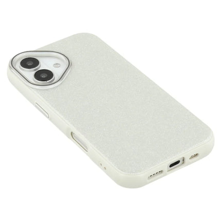 For iPhone 16 Case Glitter Design IMD TPU + PC Phone Back Cover