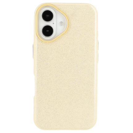 For iPhone 16 Case Glitter Design IMD TPU + PC Phone Back Cover