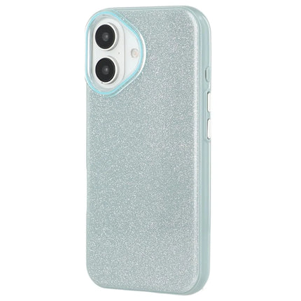 For iPhone 16 Case Glitter Design IMD TPU + PC Phone Back Cover