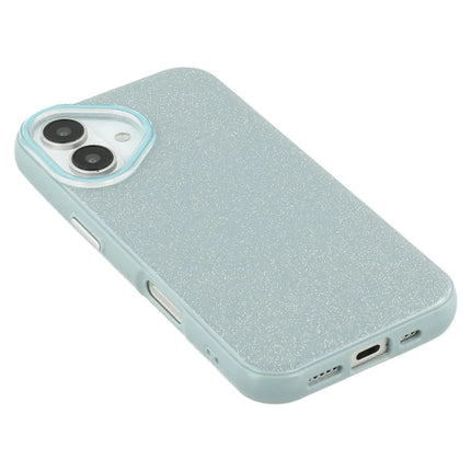 For iPhone 16 Case Glitter Design IMD TPU + PC Phone Back Cover