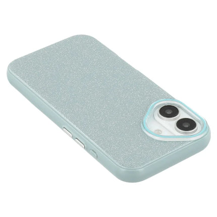 For iPhone 16 Case Glitter Design IMD TPU + PC Phone Back Cover