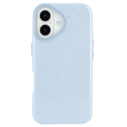 For iPhone 16 Case Glitter Design IMD TPU + PC Phone Back Cover