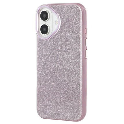 For iPhone 16 Case Glitter Design IMD TPU + PC Phone Back Cover