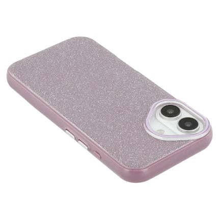 For iPhone 16 Case Glitter Design IMD TPU + PC Phone Back Cover