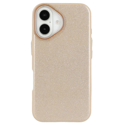 For iPhone 16 Case Glitter Design IMD TPU + PC Phone Back Cover
