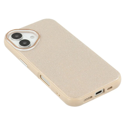 For iPhone 16 Case Glitter Design IMD TPU + PC Phone Back Cover