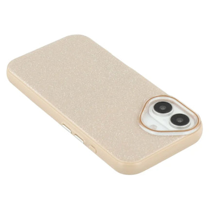 For iPhone 16 Case Glitter Design IMD TPU + PC Phone Back Cover