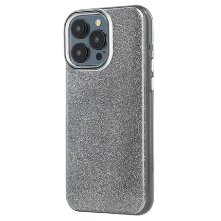 For iPhone 15 Pro Max Case Glitter Design IMD TPU + PC Phone Back Cover
