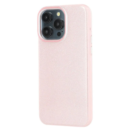 For iPhone 15 Pro Max Case Glitter Design IMD TPU + PC Phone Back Cover