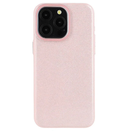 For iPhone 15 Pro Max Case Glitter Design IMD TPU + PC Phone Back Cover
