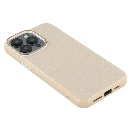 For iPhone 15 Pro Max Case Glitter Design IMD TPU + PC Phone Back Cover