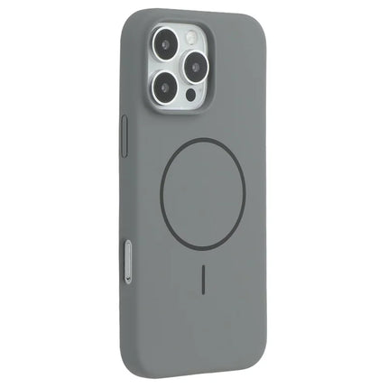 X-LEVEL For iPhone 16 Pro Max Case Compatible with MagSafe Liquid Silicone Phone Back Cover Skin Touch - Black