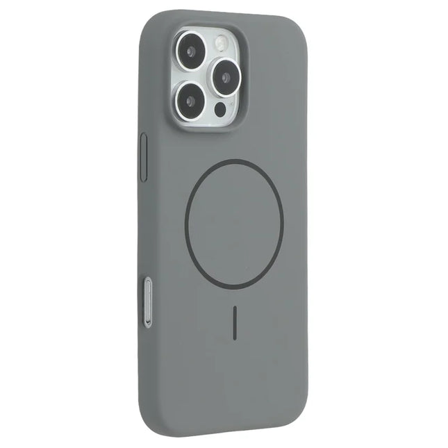 X-LEVEL For iPhone 16 Pro Max Case Compatible with MagSafe Liquid Silicone Phone Back Cover Skin Touch - Black