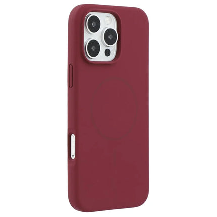 X-LEVEL For iPhone 16 Pro Max Case Compatible with MagSafe Liquid Silicone Phone Back Cover Skin Touch - Plum