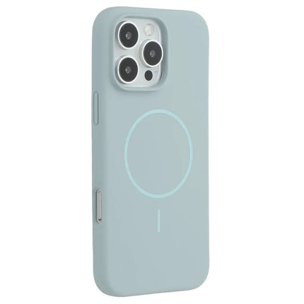 X-LEVEL For iPhone 16 Pro Max Case Compatible with MagSafe Liquid Silicone Phone Back Cover Skin Touch - Blue