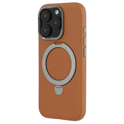 X-LEVEL For iPhone 16 Pro Max Magnetic Case Kickstand PC + PU Phone Back Cover