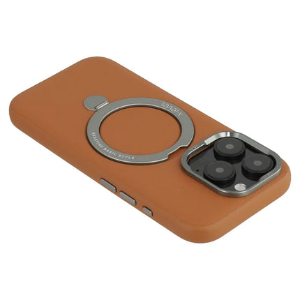 X-LEVEL For iPhone 16 Pro Max Magnetic Case Kickstand PC + PU Phone Back Cover