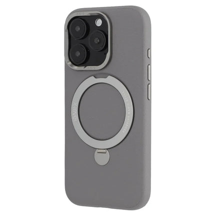 X-LEVEL For iPhone 16 Pro Max Magnetic Case Kickstand PC + PU Phone Back Cover