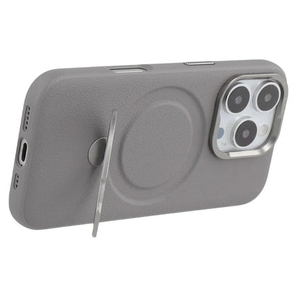 X-LEVEL For iPhone 16 Pro Max Magnetic Case Kickstand PC + PU Phone Back Cover