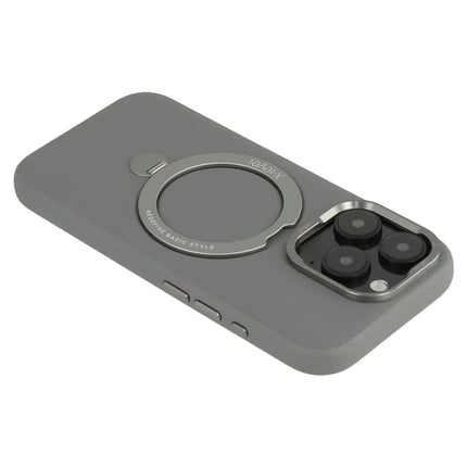 X-LEVEL For iPhone 16 Pro Max Magnetic Case Kickstand PC + PU Phone Back Cover
