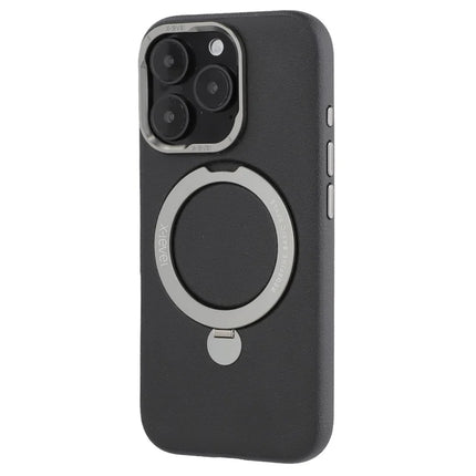 X-LEVEL For iPhone 16 Pro Max Magnetic Case Kickstand PC + PU Phone Back Cover
