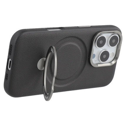X-LEVEL For iPhone 16 Pro Max Magnetic Case Kickstand PC + PU Phone Back Cover
