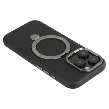 X-LEVEL For iPhone 16 Pro Max Magnetic Case Kickstand PC + PU Phone Back Cover