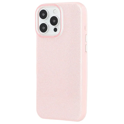 For iPhone 16 Pro Case Glitter Design IMD TPU + PC Phone Back Cover