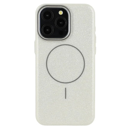 ShopCaseCart Slim Lightweight iPhone 15 Pro Protective cover Compatible with MagSafe Glitter Design IMD TPU + PC Phone Back Guard
