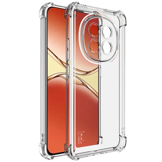 IMAK UX-4 Series For Oppo A5 Pro 5G Case Straight Frame Four Corner Shockproof Clear TPU Cover