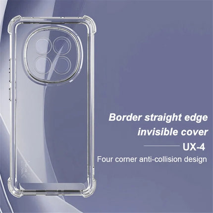 IMAK UX-4 Series For Oppo A5 Pro 5G Case Straight Frame Four Corner Shockproof Clear TPU Cover
