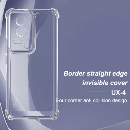 IMAK UX-4 Series For Honor GT Case Straight Frame Four Corner Shockproof Clear TPU Cover