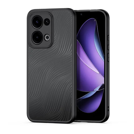 For Oppo Reno13 5G (Global) Case DUX DUCIS Aimo Series TPU+PC Matte Drop-proof Phone Cover (REACH Certification) - Black