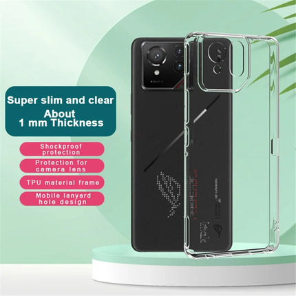 IMAK UX-5 Series Phone Cover for Asus ROG Phone 9 Pro 5G / Phone 9 5G Case Shockproof TPU Clear Slim Back Shell
