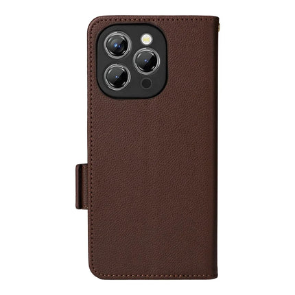 For Oukitel P1 Case Litchi Texture PU Leather Wallet Flip Phone Cover