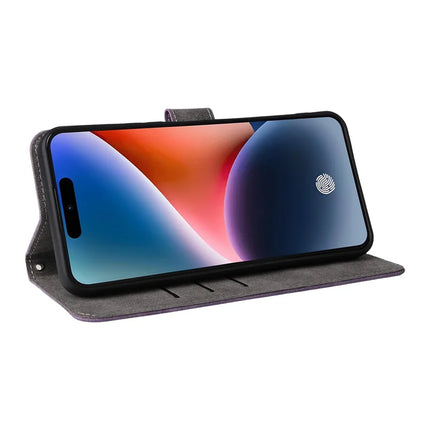 For Oukitel P1 Wallet Case RFID Blocking PU Leather Cover Stand View